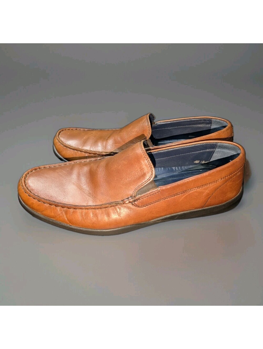 Cole Haan Brown Leather Loafer Shoe Size 10.5